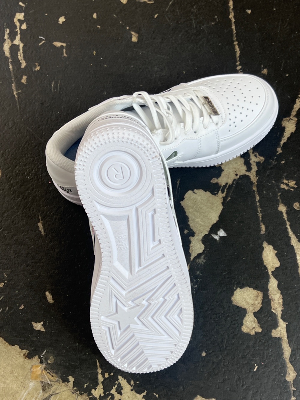 Mastermind JAPAN x A Bathing Ape Bape Sta M1 White Leather Sneakers - Picture 6 of 6